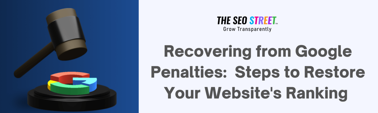 How to recover from google penalties